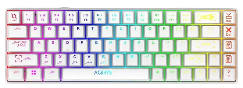 Klawiatura mechaniczna Aqirys Mira Outemu Red Biały