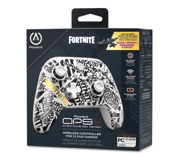 PowerA OPS v1 Fortnite Edition do PC / Chmury Bezprzewodowy