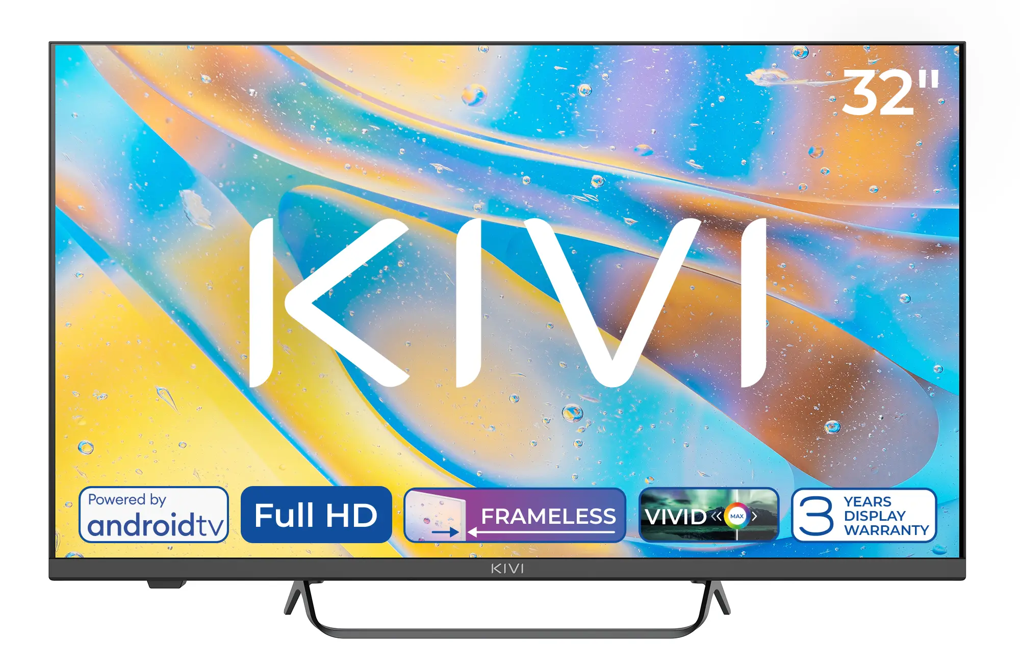 Telewizor KIVI 32F760QB  32" LED Full HD Android TV DVB-T2