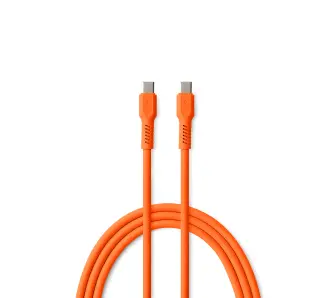 Kabel Colorum USB-C do USB-C 3A CK60 1,8m Pomarańczowy