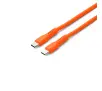 Kabel Colorum USB-C do USB-C 3A CK60 1,8m Pomarańczowy