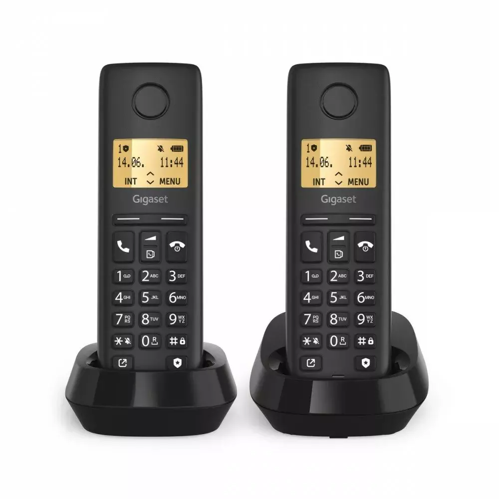 Telefon Gigaset Pure 100 Duo Czarny