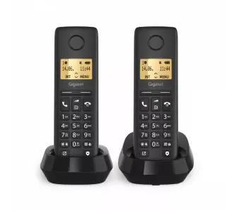 Telefon Gigaset Pure 100 Duo Czarny