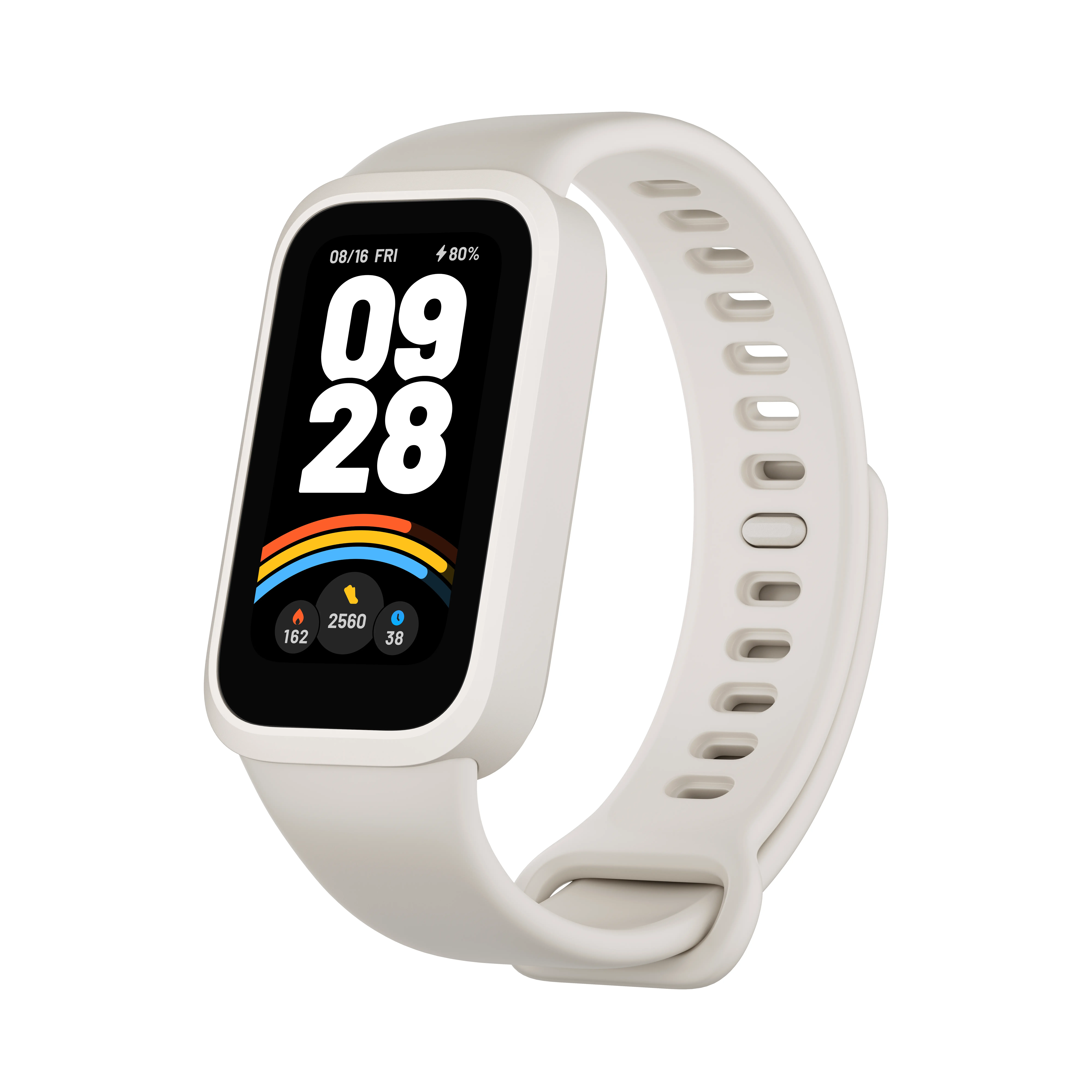 фото Фітнес-браслет Xiaomi Smart Band 9 Active Beige White (BHR9441GL)