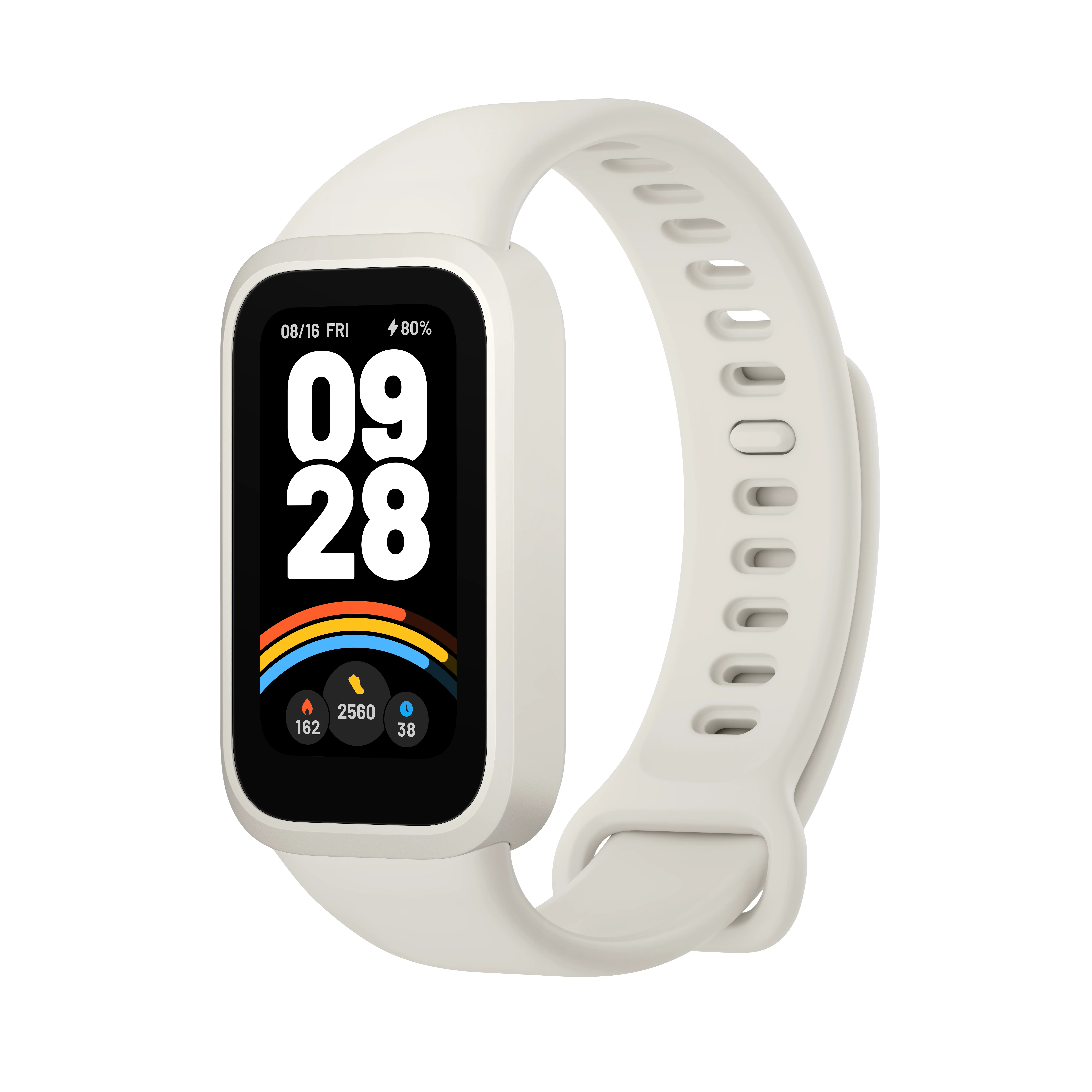 фото Фітнес-браслет Xiaomi Smart Band 9 Active Beige White (BHR9441GL)