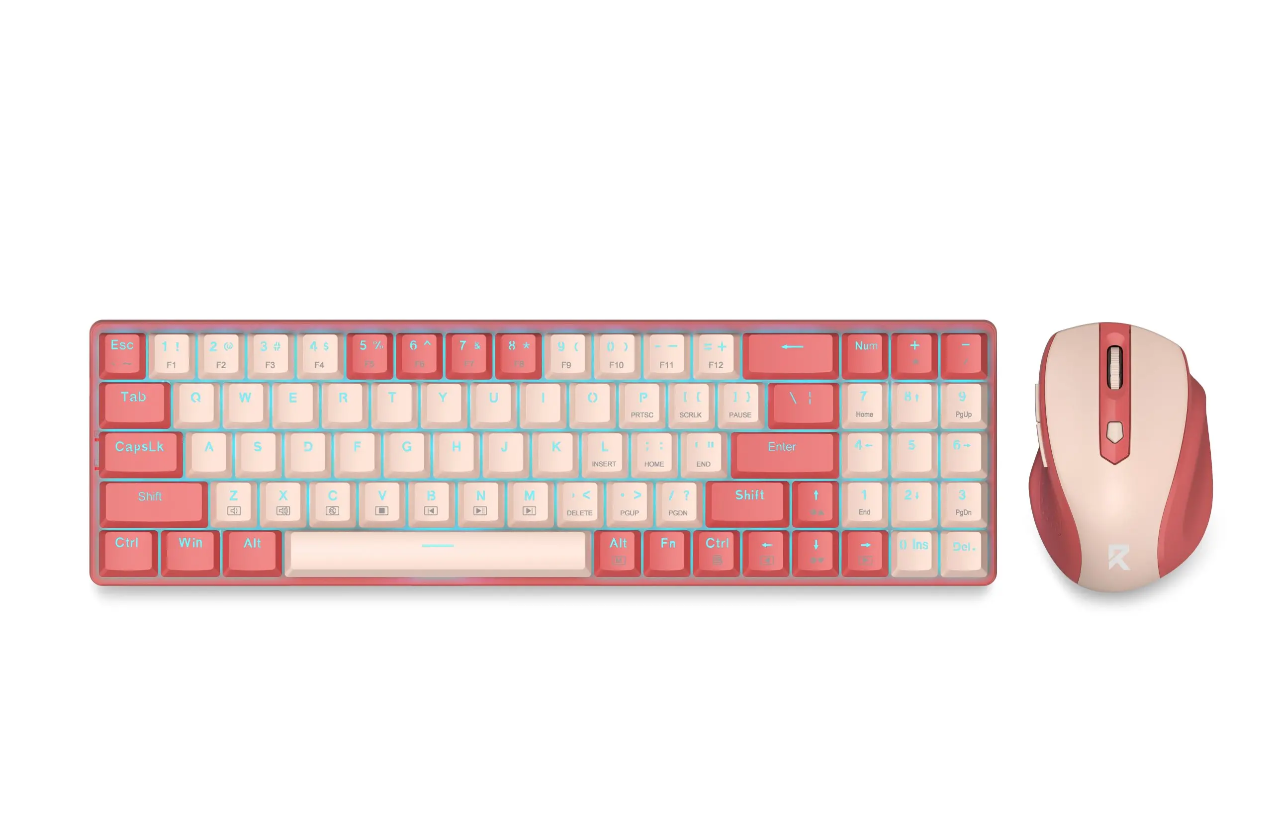 Zestaw Redragon BS-8772RP Biało-czerwony