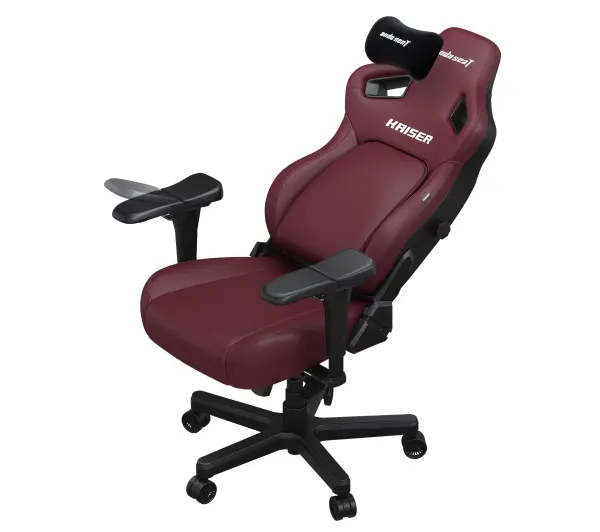 Anda Seat Kaiser 4 L Gamingowy do 120kg Skóra Eco Bordowy - Kup na Raty - RRSO 0%