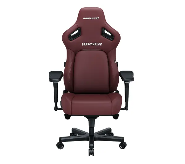 Anda Seat Kaiser 4 L Gamingowy do 120kg Skóra Eco Bordowy - Kup na Raty - RRSO 0%