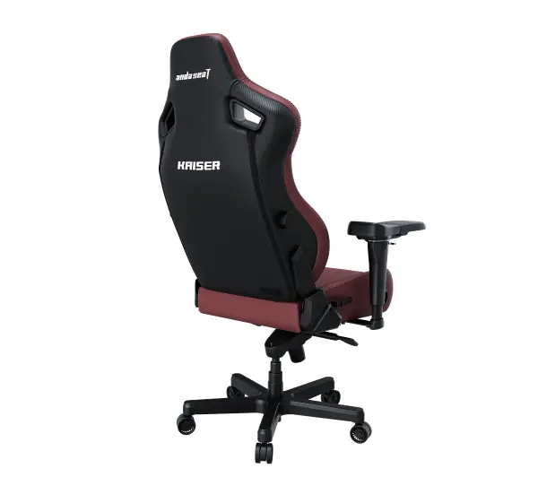 Anda Seat Kaiser 4 L Gamingowy do 120kg Skóra Eco Bordowy - Kup na Raty - RRSO 0%