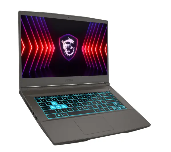 MSI Thin 15 B12VE-2431PL 15,6" 144Hz i5-12450H 16GB RAM 512GB Dysk SSD RTX4050 Win11 Szary - Kup na Raty - RRSO 0%