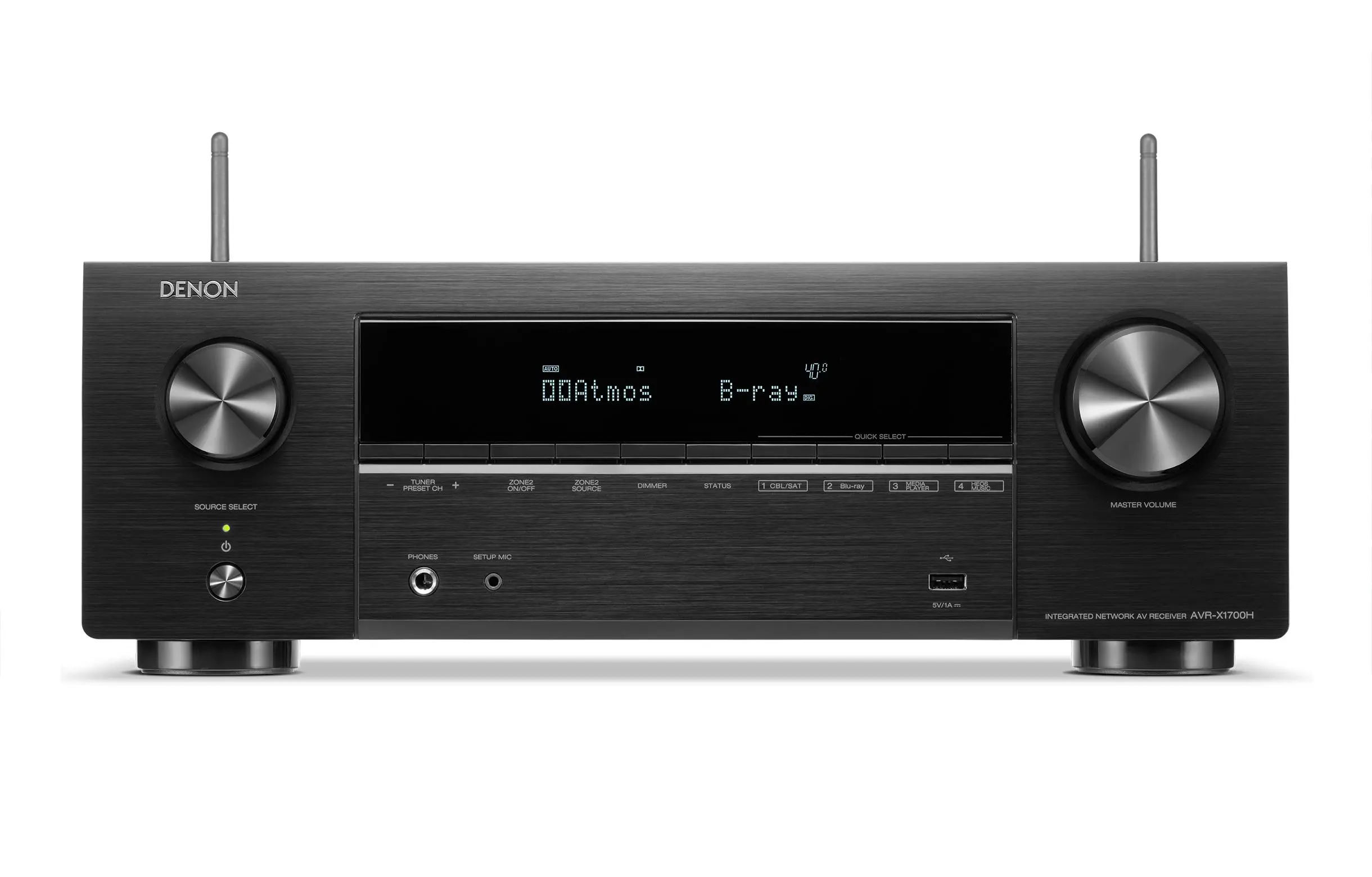 фото Акустика для домашнього кінотеатру Denon AVR-X1700H + Wilson Estrada 5.0 Ash Grey