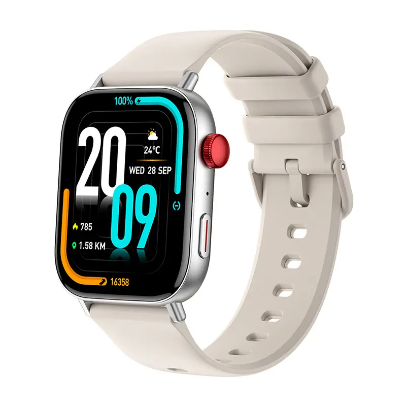 Smartwatch Colmi C8 Max Funkcje AI 52mm Srebrny