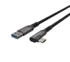 Kabel USB Genesis NVC-2221 3.2 Typ C - USB A 5m Czarny