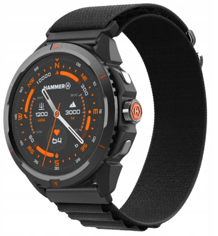 Smartwatch myPhone Watch 2 Czarno-pomarańczowy