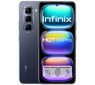 Smartfon Infinix Hot 50 Pro 8/256GB 6.78" 120Hz 50Mpix Czarny