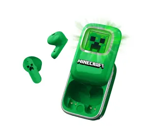 OTL Technologies Minecraft Creeper Slide TWS Dla Dzieci Douszne Zielony