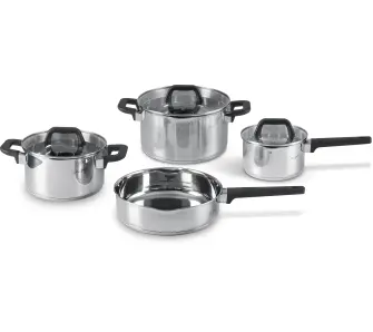 Zestaw garnków Lamart Pour LT1119 Indukcja Stal nierdzewna 7 elementów