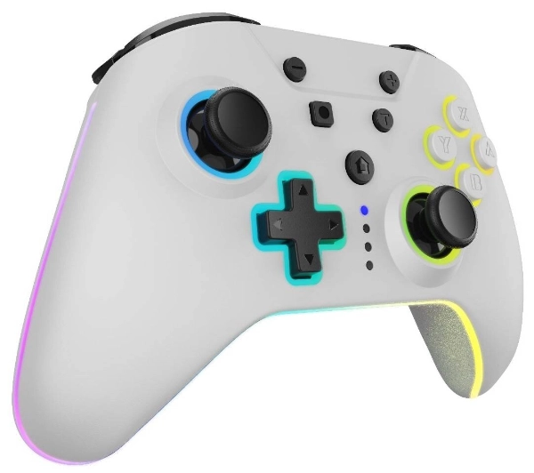 Armor3 NuRival Light Up do Nintendo Switch Bezprzewodowy Biały