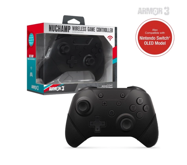 Armor3 NuChamp Wireless Game Controller do Nintendo Switch Bezprzewodowy Czarny