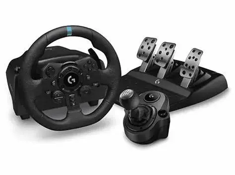 Kierownica Logitech G923 z pedałami do Xbox Series X/S, Xbox One, PC Force Feedback + skrzynia biegów Driving Force Shifter