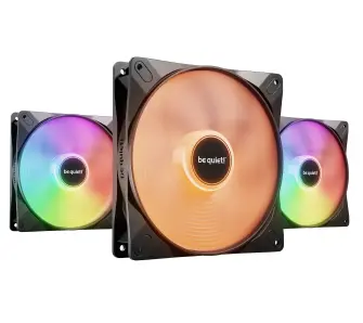 Zestaw wentylatorów be quiet! Light Wings LX 140mm PWM HS 3szt. Czarny