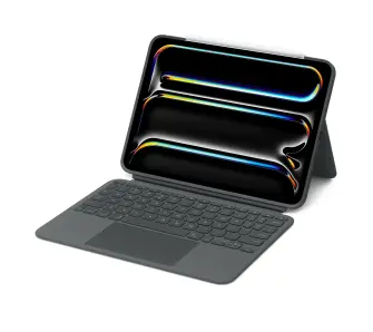 Etui na tablet Logitech Combo Touch z klawiaturą do iPad Pro 11 M4 2024 US Grafitowy