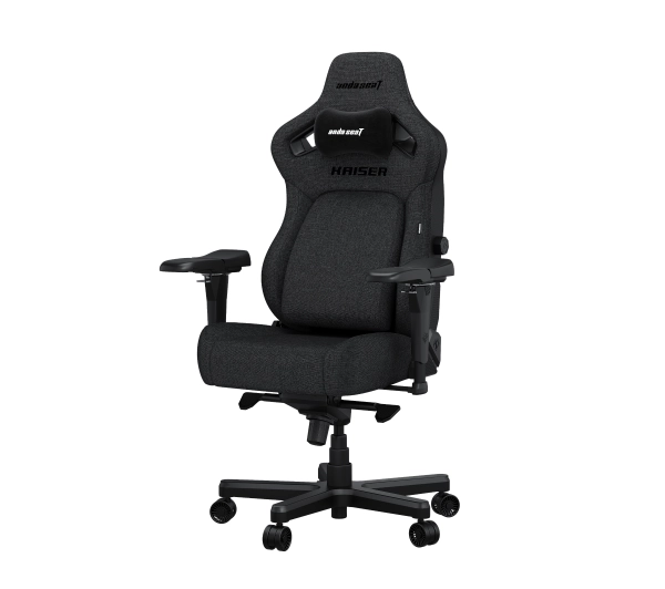 Anda Seat Kaiser 4 XL Gamingowy do 200kg Tkanina Lniana Ciemnoszary - Kup na Raty - RRSO 0%