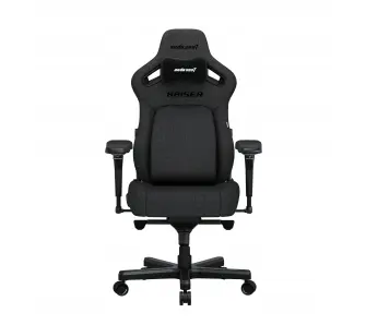 Fotel Anda Seat Kaiser 4 XL Gamingowy do 200kg Tkanina Lniana Ciemnoszary