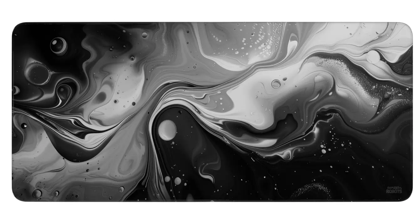 Podkładka Humans+Robots 10C Dark Glass 90 x 40cm Szary