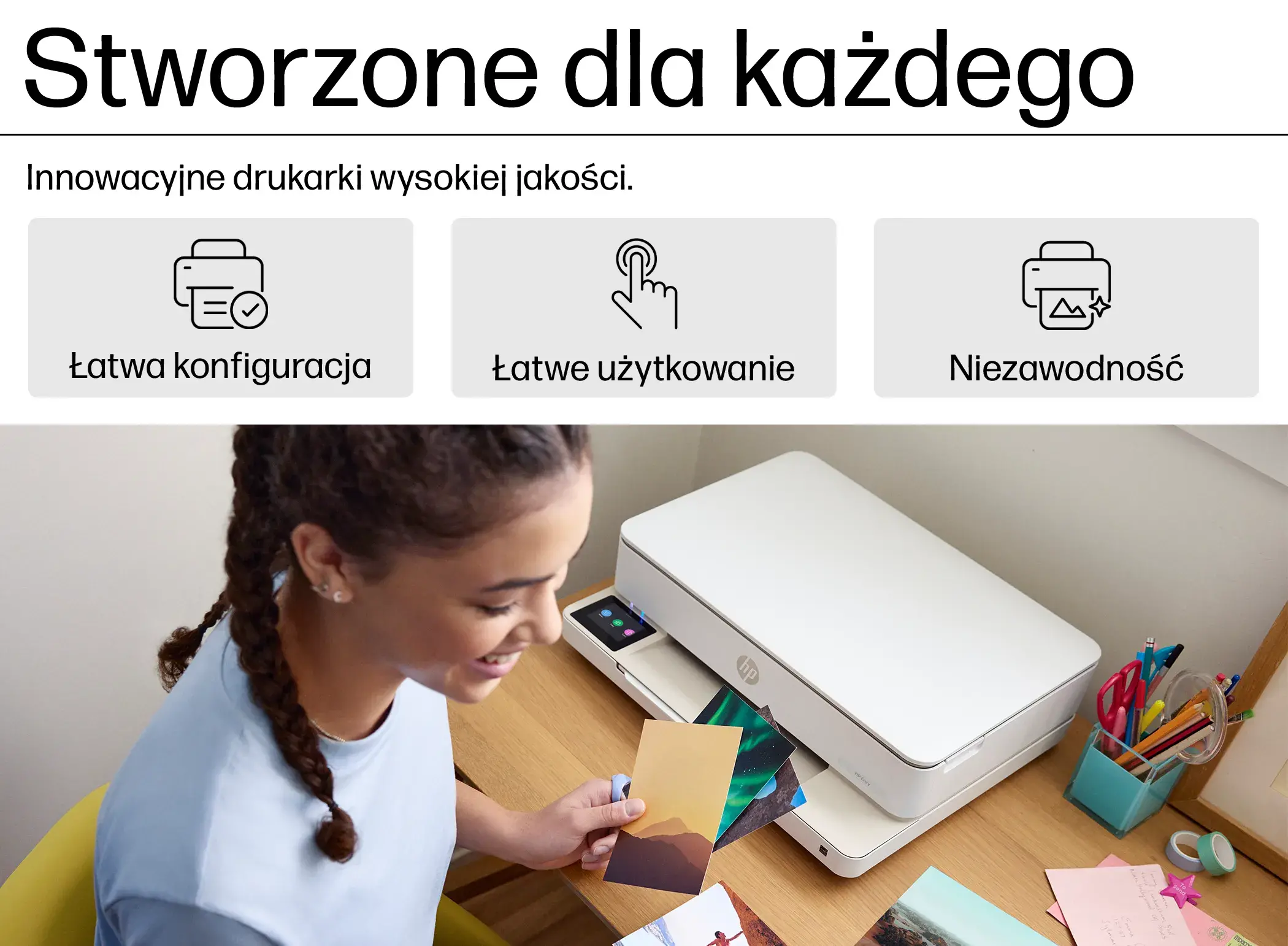 Urządzenie wielofunkcyjne HP Envy 6120e Instant Ink WiFi  Biało-brązowy