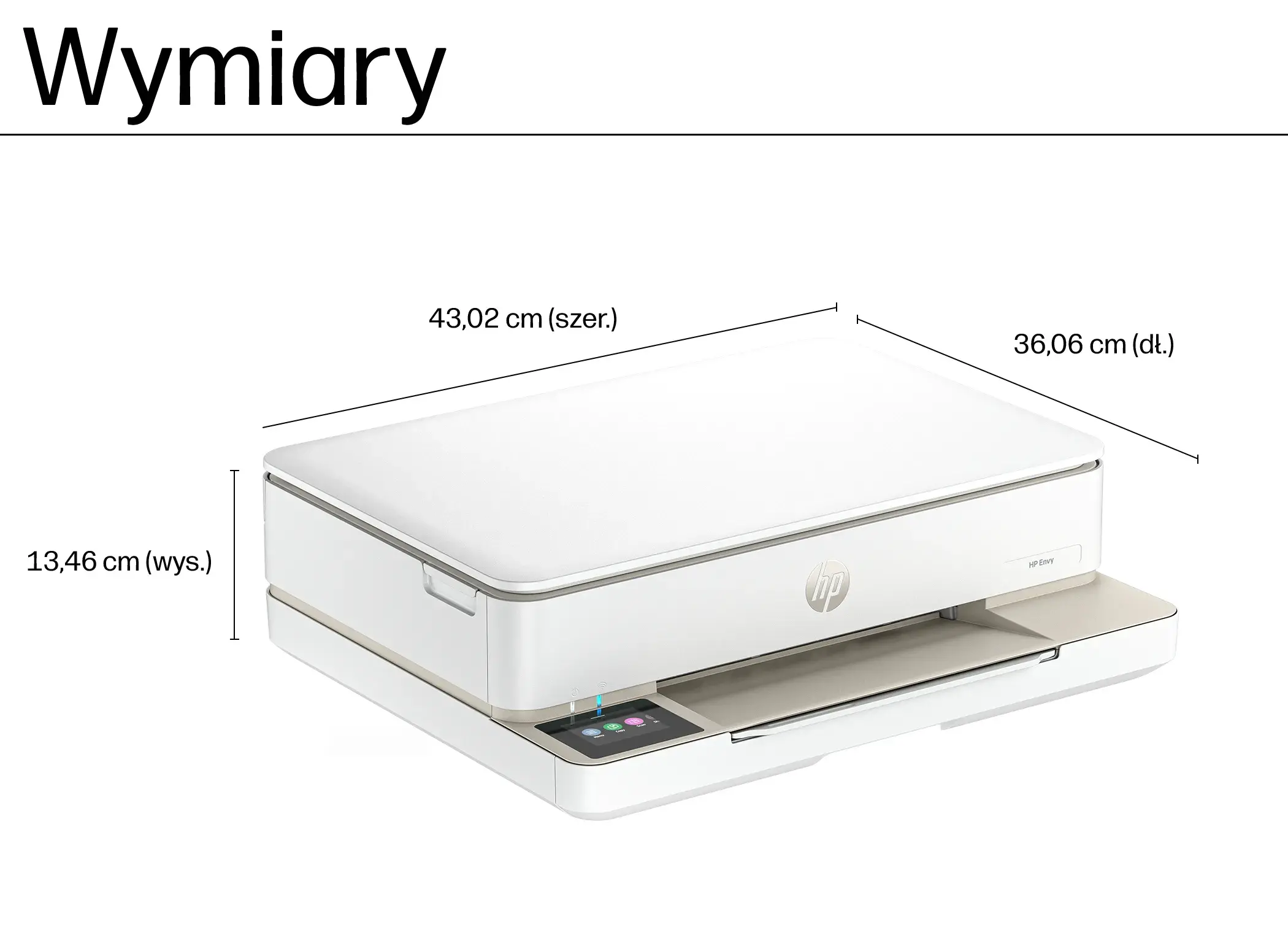 Urządzenie wielofunkcyjne HP Envy 6120e Instant Ink WiFi  Biało-brązowy