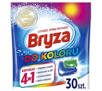 Kapsułki do prania Bryza 4w1 Kolor 30szt.