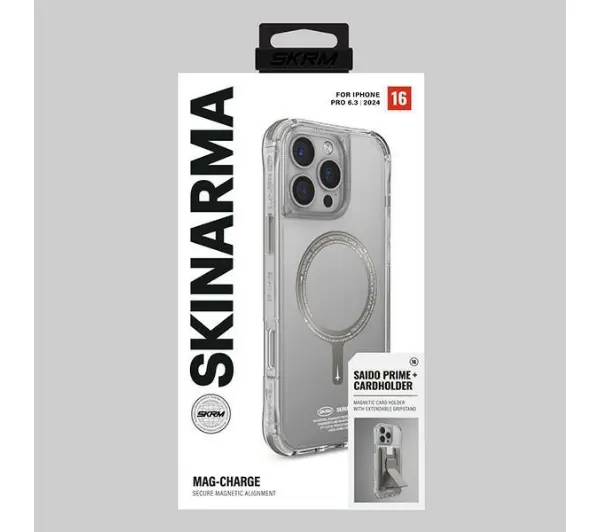 Skinarma Magnetic Charging do iPhone 16 Pro Tytanowy