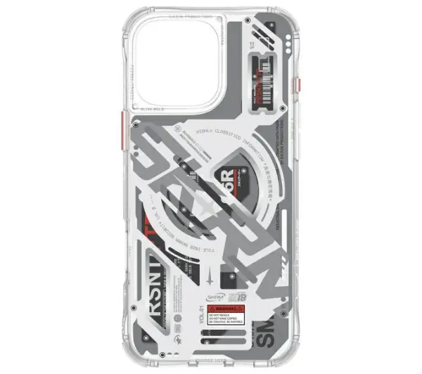 Skinarma Magnetic Charging do iPhone 16 Pro Przezroczysty