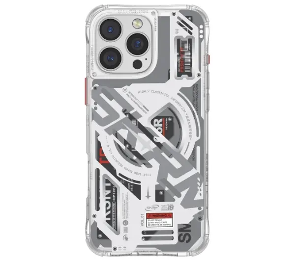 Skinarma Magnetic Charging do iPhone 16 Pro Przezroczysty