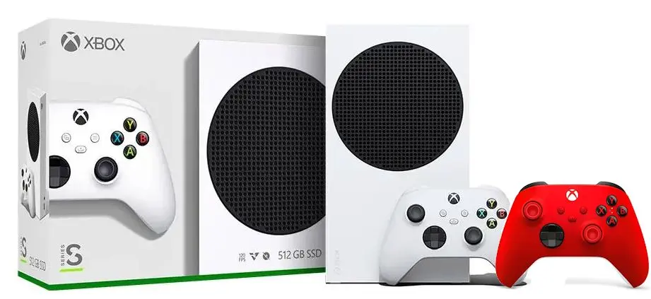 Konsola Xbox Series S 512GB + Dodatkowy Pad Czerwony