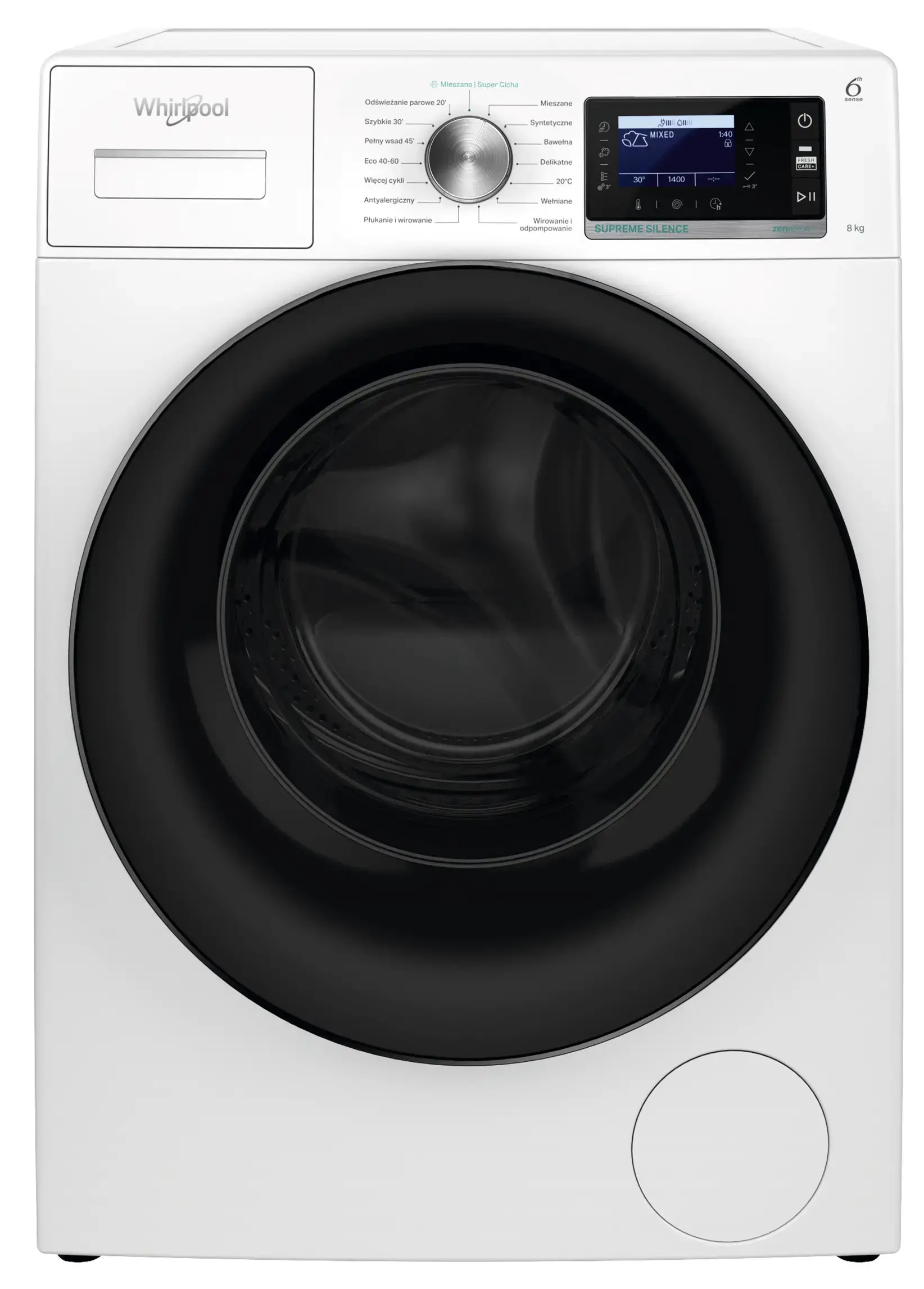 Pralka Whirlpool W6 88 Silence PL 8kg 1400obr/min