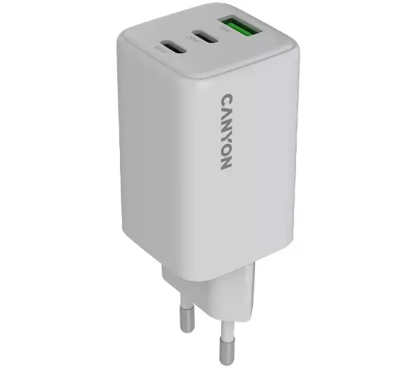 Canyon CU65ACC GAN 65W 2xPD 1xQC Biały