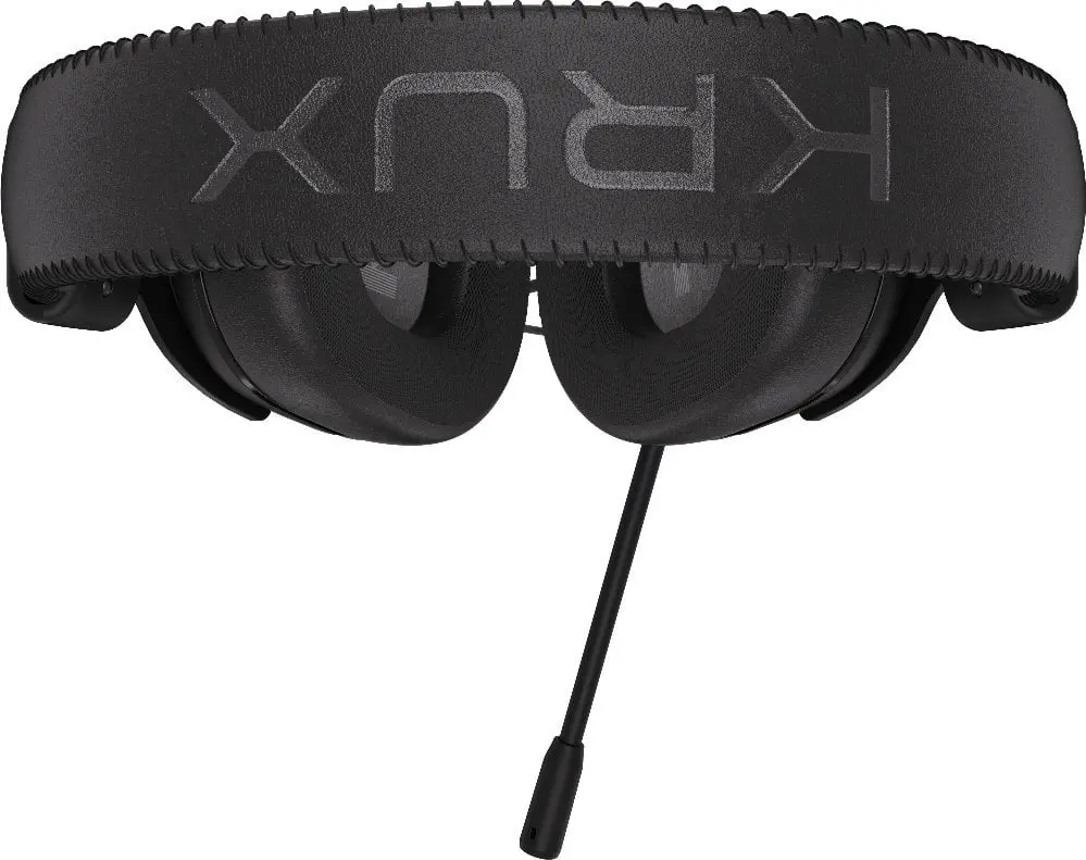 фото Навушники з мікрофоном Krux Crave RGB Black (KRXC015)