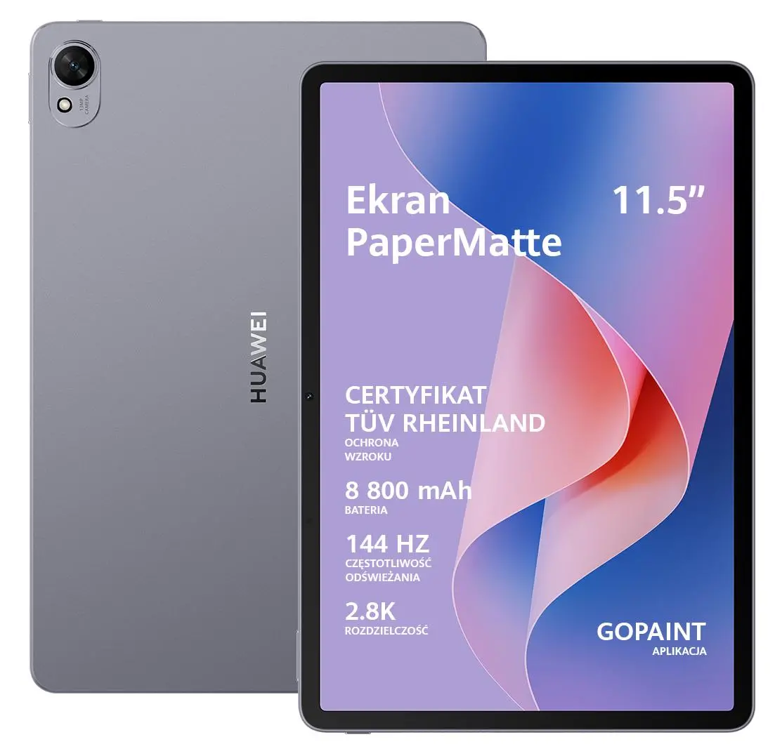 Tablet Huawei MatePad S 2 gen. 11,5" S 8/256GB Wi-Fi Space Gray + Rysik + Klawiatura