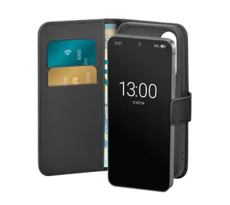 Etui Puro Case Wallet Stand do Galaxy S25 Plus Czarny