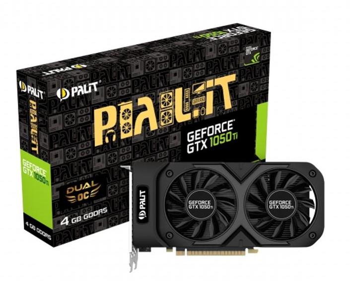 Palit GeForce GTX1050TI Dual OC 4GB DDR5 128bit