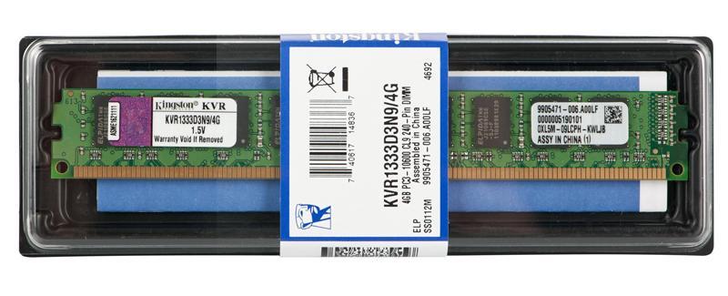 Pamięć RAM Kingston DDR3 4GB 1333 CL9