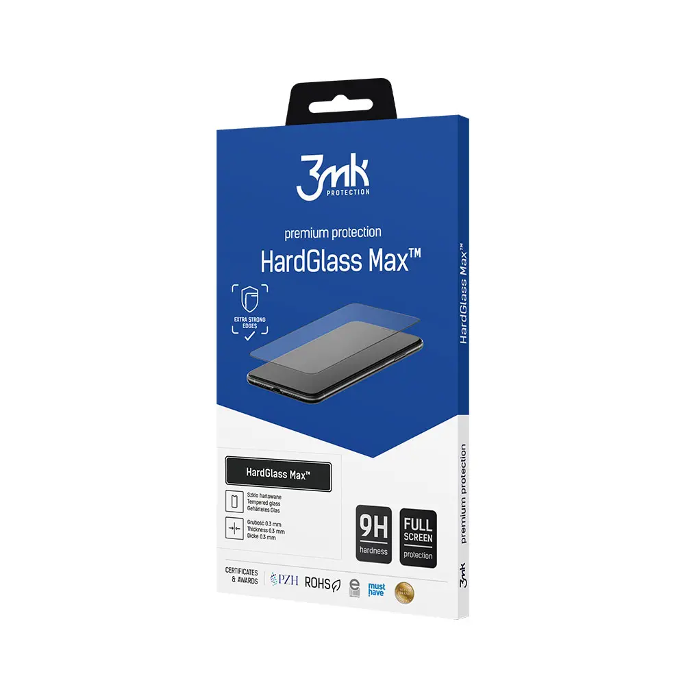 Szkło hartowane 3mk HardGlass MAX Black do POCO X7 Pro