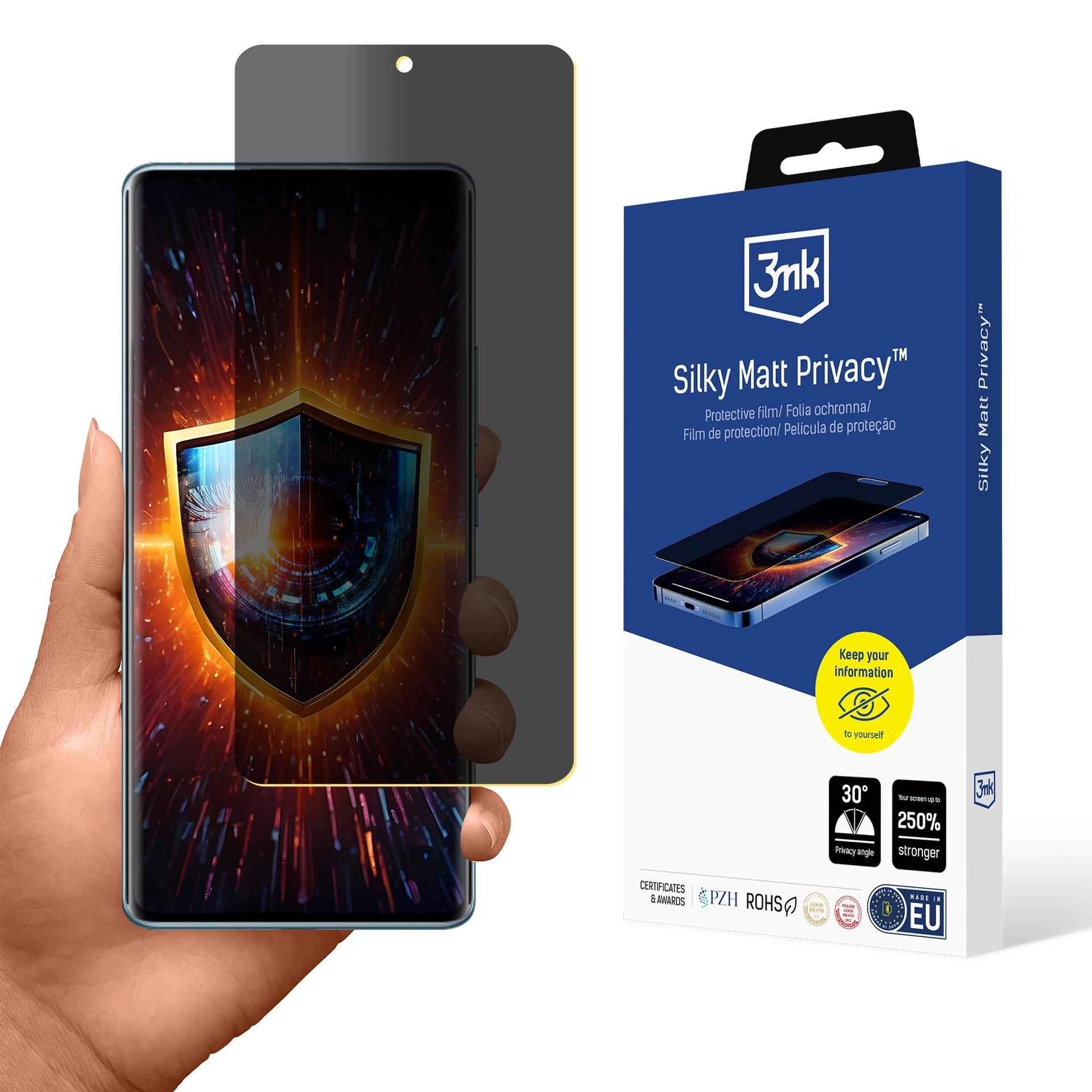 Folia ochronna 3mk Silky Matt Privacy do Redmi Note 14 Pro