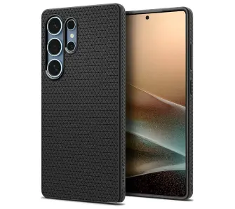 Etui Spigen Liquid Air do Galaxy S25 Ultra Czarny matowy
