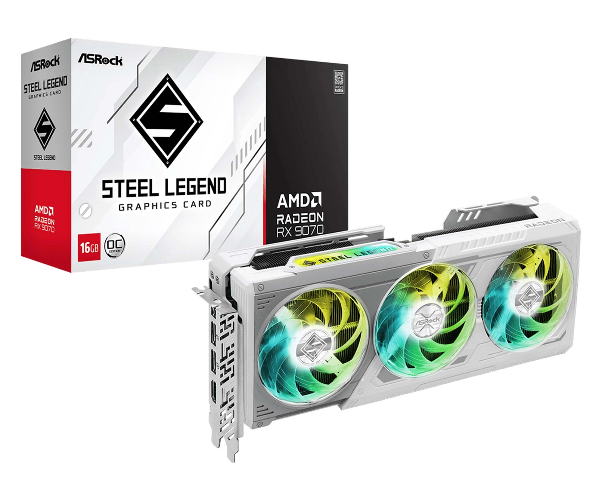 Karta graficzna ASrock Radeon RX 9070 Steel Legend OC 16GB GDDR6 256bit FSR