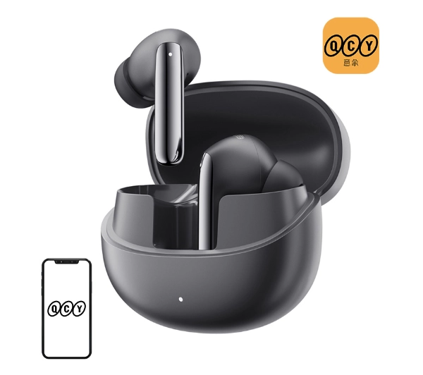 QCY MeloBuds Pro HT08 ANC Dokanałowe Bluetooth 5.3 Czarny