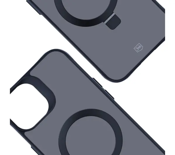 3mk Smoke Case MagStand do iPhone 15 Plus Czarny