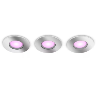 Oświetlenie punktowe Philips Hue White and Color Ambiance Xamento 3szt. Chrom